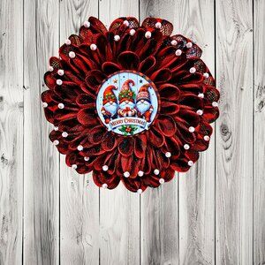 Gnome Merry Christmas wreath